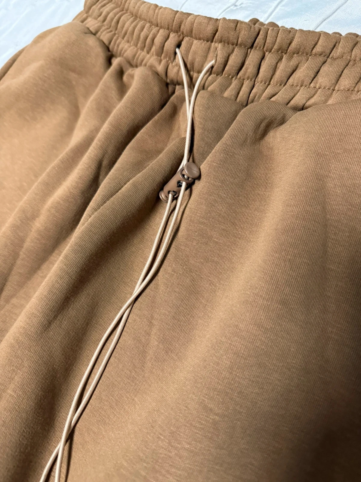 Chocolate brown wide sweatpants – photo 6